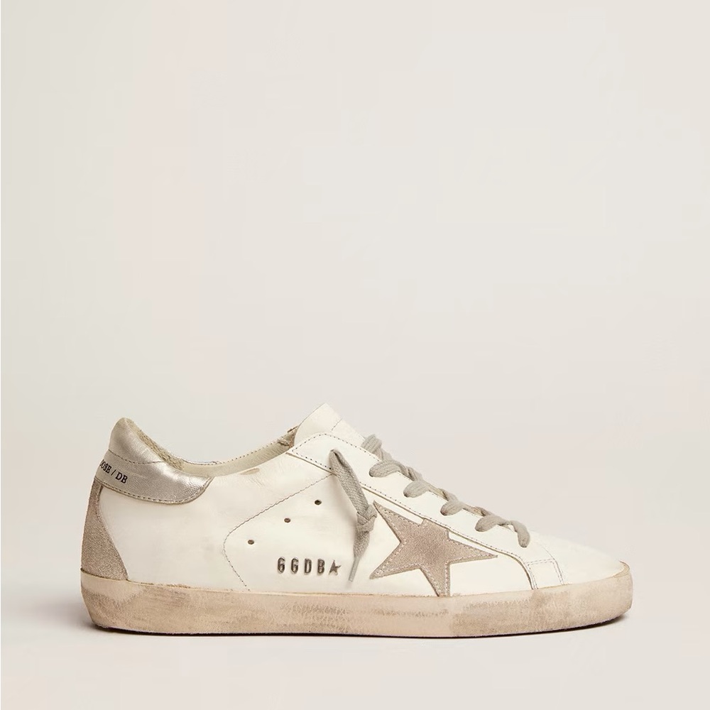 COPY - Golden goose women’s 7.5/8m w suede star and metal lettering. EUC! - Picture 3 of 8